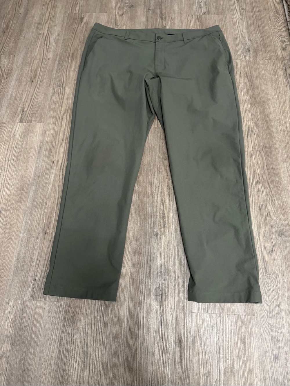 Lululemon Pants Men 44 Green Commission Slim‑Fit Pant Trouser Chino Warpstreme